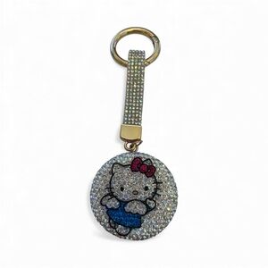 Hello Kitty Sparkling Key Holder - Blue and Red